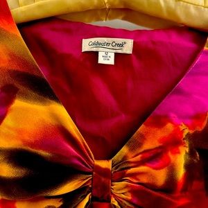 Dress  floral cold water creek.